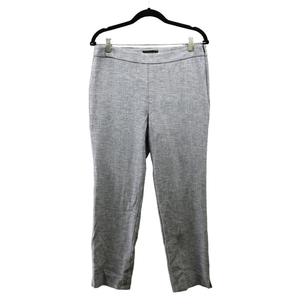 Talbots Chatham Ankle Pants Womens 10P‎ Blue Slim Fit Stretch Knit Dress Pant